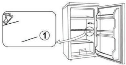 THOMSON THD254NFSL - DE TEMPERATUURINDICATOR INSTALLEREN - 1
