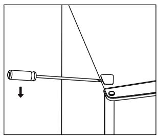 THOMSON THD254NFSL - Inversion du côté d'ouverture des PORTES - 3