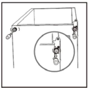 THOMSON THD254NFSL - Inversion du côté d'ouverture des PORTES - 6