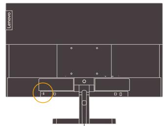 LENOVO ECRANFY - Fente de cable de verrouillage - 1
