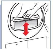 BOSCH WTE84302FF - Nettoyer le filtre à peluches - 1