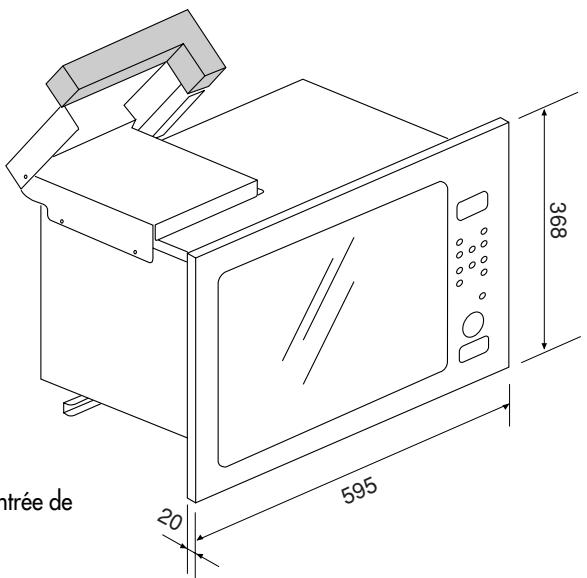 SCHOLTES MWI243WH - Installation dans un MEUBLE - 2
