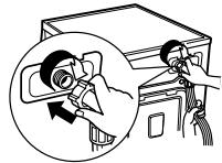 LG-GOLDSTAR WD14401TDK - Robinet normal sans filtage et tuyau d'arrivée d'eau à branchement rapide - 7