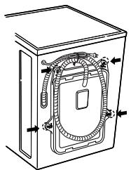 LG-GOLDSTAR WD14401TDK - Dépose des vis de bridage - 1