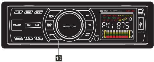 PEEKTON PKM192 - Mémorisation automatique / Balayage des présélections - 1