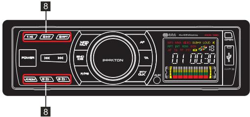 PEEKTON PKM192 - Mémorisation des stations - 1