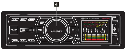 PEEKTON PKM192 - Contrôle de la réception en mode Mono / Stéréo - 1