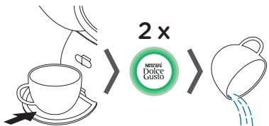 DOLCE GUSTO KP850810 - Videz le bac régulièrement (pendant que la machine est sous tension) - 2