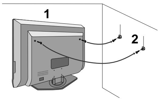 LG-GOLDSTAR 60PF95 - Fixation MURALE du téléviseur - 2