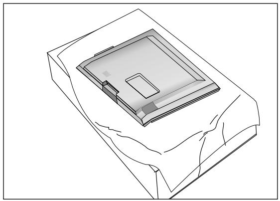 LG-GOLDSTAR 60PF95 - Installation du SOCLE (modèles de téléviseurs LCD de 37 pouces uniquement) - 1