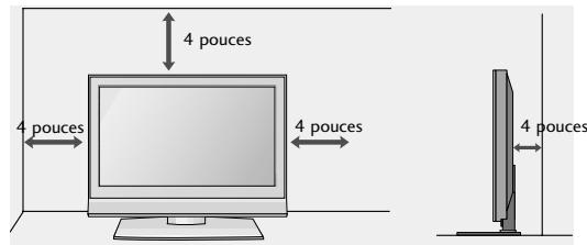 LG-GOLDSTAR 60PF95 - Installation du SOCLE - 2