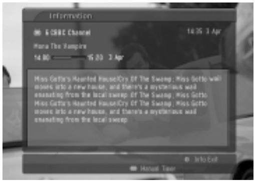 LG-GOLDSTAR 60PF95 - Signification des touches dans la boîte de description détaillée - 1