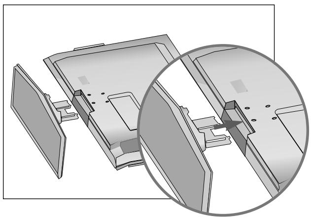 LG-GOLDSTAR 60PF95 - Installation du SOCLE (modèles de téléviseurs LCD de 37 pouces uniquement) - 2