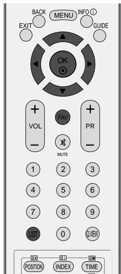 LG-GOLDSTAR 60PF95 - Affichage du tableau des chaînes préférées - 2