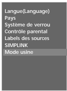 LG-GOLDSTAR 60PF95 - Retour aux réglages d'usine - 8