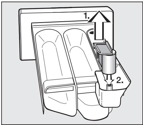 MIELE WT2670S - Nettoyage de la boîte à produits - 2