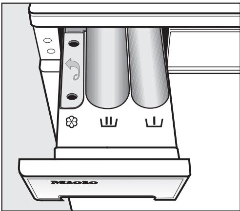 MIELE WT2670S - Ajoutez la lessive - 2