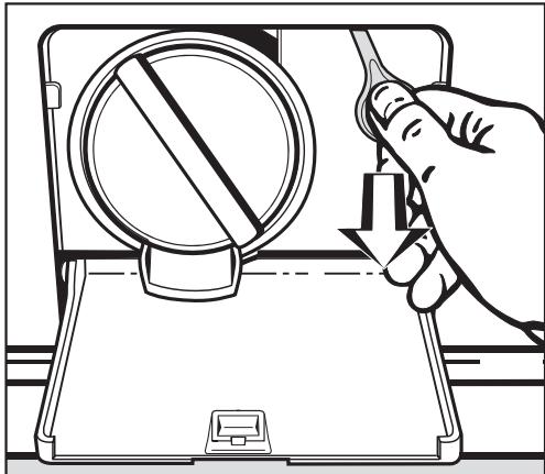 MIELE WT2670S - Ouverture de la porte - 1