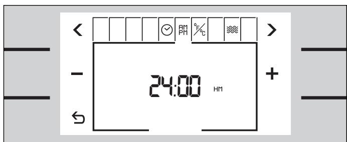 GAGGENAU BS 220-100 CD ANT/INOX - Mise à l'heure - 2