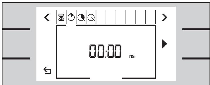 GAGGENAU BS 220-100 CD ANT/INOX - Lancer le chronomètre - 1