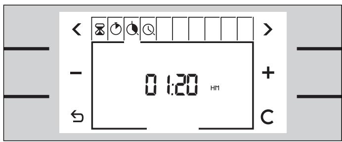 GAGGENAU BS 220-100 CD ANT/INOX - Réglage de la durée automatique de cuisson - 1