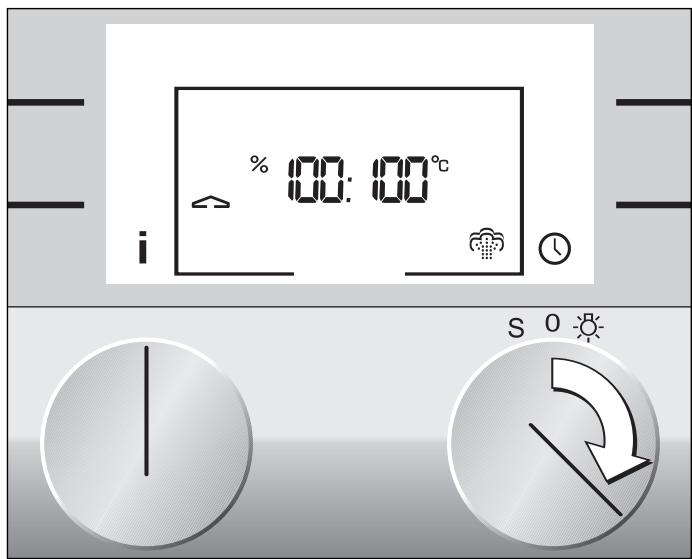 GAGGENAU BS 220-100 CD ANT/INOX - Activation du four à vapeur - 1
