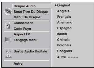 LG-GOLDSTAR DVS 7800 - Langue du disque DVD - 1