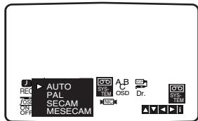 LG-GOLDSTAR DVS 7800 - Pour positionner le système de couleur - 1
