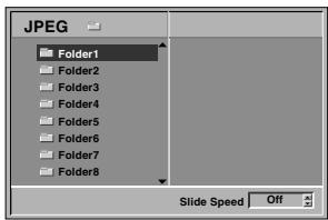 LG-GOLDSTAR DVS 7800 - Appuyez sur ▲▼ pour sélectionner JPEG, puis appuyez sur select/entrer. - 1