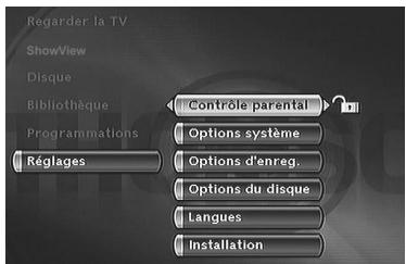 THOMSON DTH 8560 E NOIR - Contrôle parental - 2