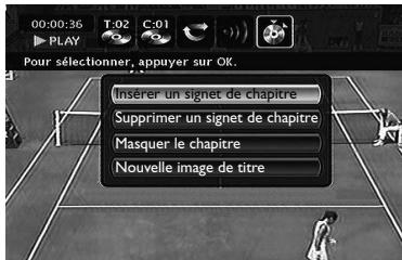 THOMSON DTH 8560 E NOIR - Accès au menu d'édition - 1