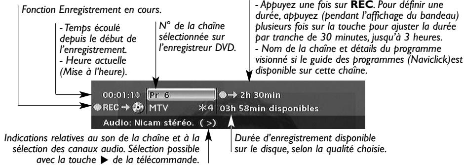 THOMSON DTH 8560 E NOIR - Pendant le visionnage d'une chaîne - 1