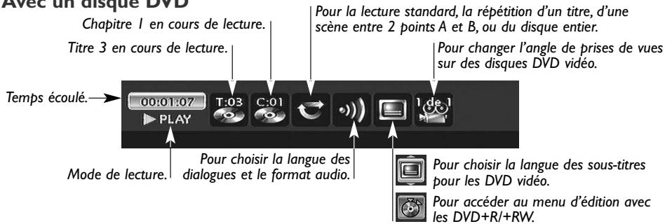 THOMSON DTH 8560 E NOIR - Pendant la lecture d'un disque - 1