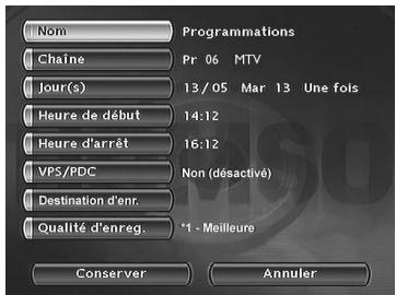 THOMSON DTH 8560 E NOIR - Programmation manuelle - 2