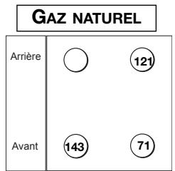 VEDETTE ME 61 B BLANC - Caractéristiques gaz - 2