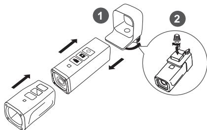 OREGON SCIENTIFIC ATC MINI ACT.CAM. HD - Basic mounting - 1