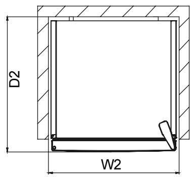 DARTY DaRryVESTFROSTCONGELATEURUFV280WH-20 - Dimensions - 3