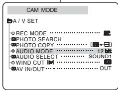 SAMSUNG VP-D905 - ● Mode AUDIO - 2
