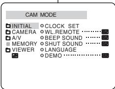 SAMSUNG VP-D905 - ● Activation/désactivation de la sonorité (BEEP SOUND) - 1