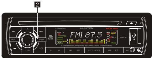 PEEKTON PKM750 - Molette de réglage du volume - 1
