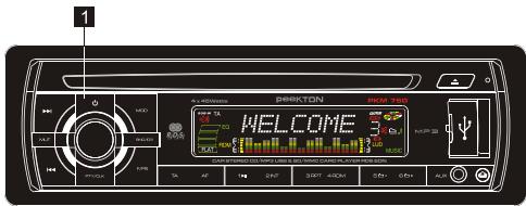PEEKTON PKM750 - Allumer / éteindre l'appareil - 1