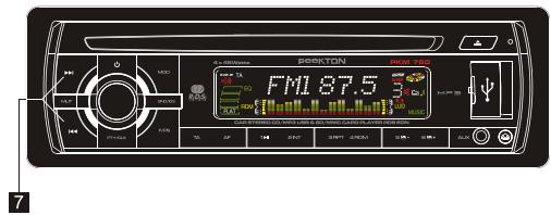 PEEKTON PKM750 - Recherche manuelle ou automatique des stations - 1