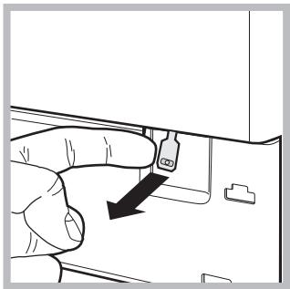 HOTPOINT-ARISTON ARGF 125 BLANC - Ouverture manuelle de la porte hublot - 3