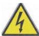 FERRARI G1000610 - WARNING ELECTRIC SHOCK RISK DO NOT EXPOSE TO RAIN OR MOISTURE - 2