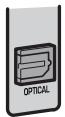 YAMAHA RXV477 - Prises OPTICAL - 1