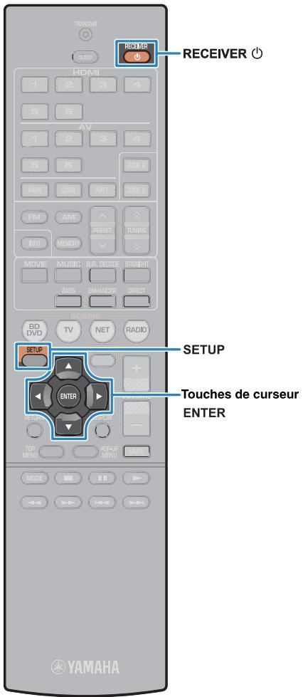 YAMAHA RXV477 - Avant de raccorder le câble d'alimentation (modèle standard uniquement) - 4