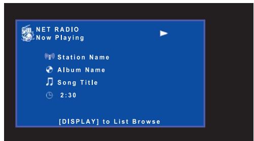 YAMAHA RXV477 - Lecture de la radio Internet - 2
