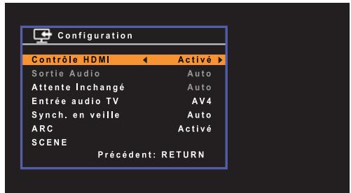 YAMAHA RXV477 - Mettez sous tension l'unité, le téléviseur et les appareils de lecture. 2 Configurez les réglages de l'unité. - 3