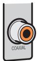 YAMAHA RXV477 - Prises COAXIAL - 1