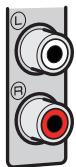 YAMAHA RXV477 - (Prises stéréo G/D) - 1